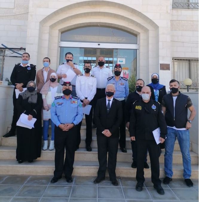 تخريج دورة أصدقاء الشرطة التي عقدت في الهيئة البحرية الأردنية
